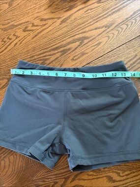 High-Waist Women's Bike Shorts - Charcoal Gray